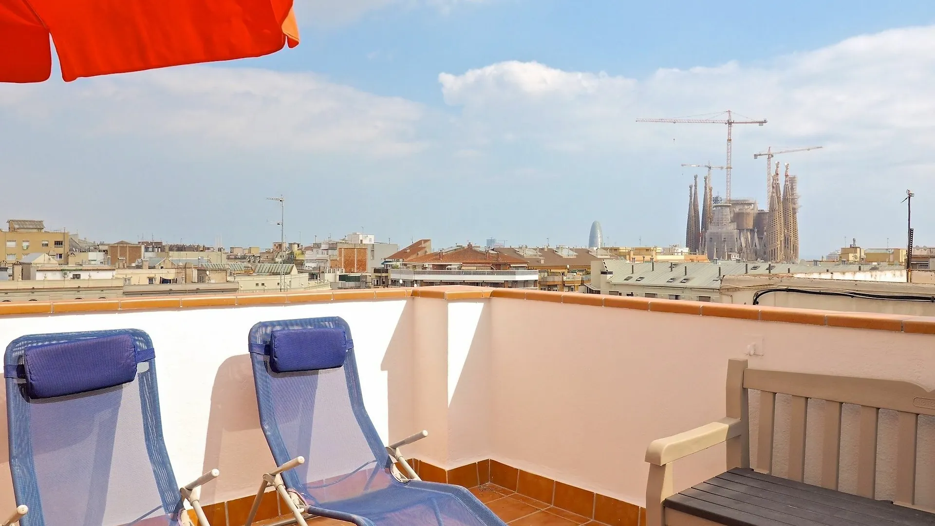 Sagrada Familia Attic Terrace Barcelona Views Apartment